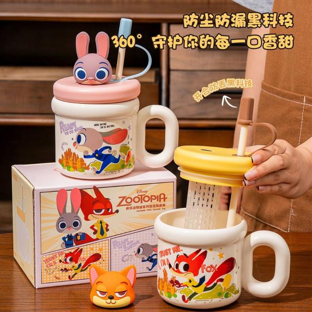 新款迪士尼公仔高顏值吸管馬克杯(預購)