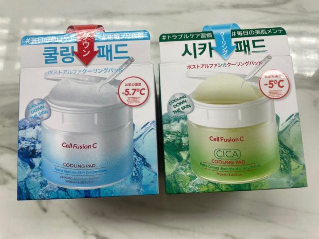 #收單260409-韓國 Cell Fusion C冰川水降溫棉片70片