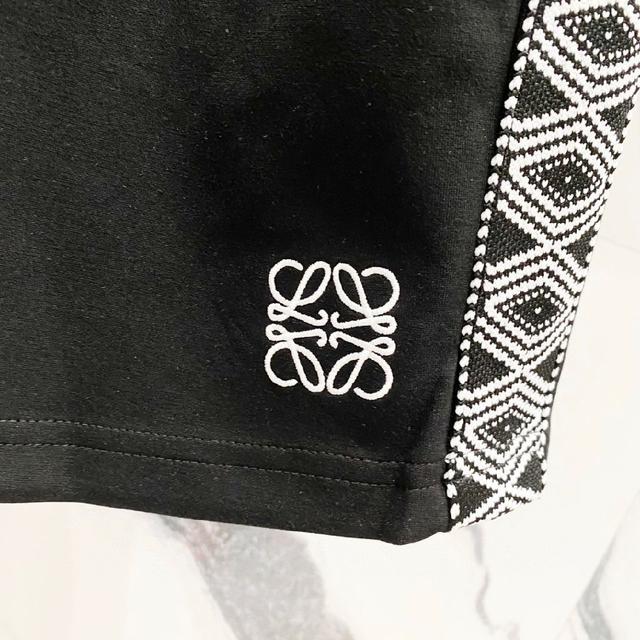 定制太空棉面料短裤 侧边提花织带拼接工艺刺绣🪡小标LOGO