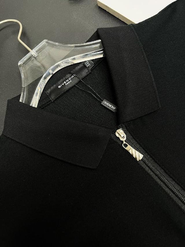 GIVENCHY 纪梵希 刺绣印花拉链新款Polo衫