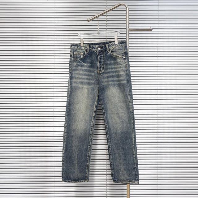 杜嘉班纳DG手绘涂鸦牛仔长裤