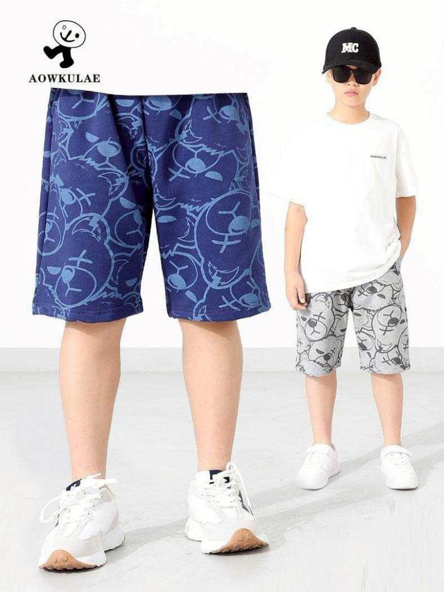 【預購商品】【0529結單】【批發】中大童 滿版熊運動短褲 250527-06