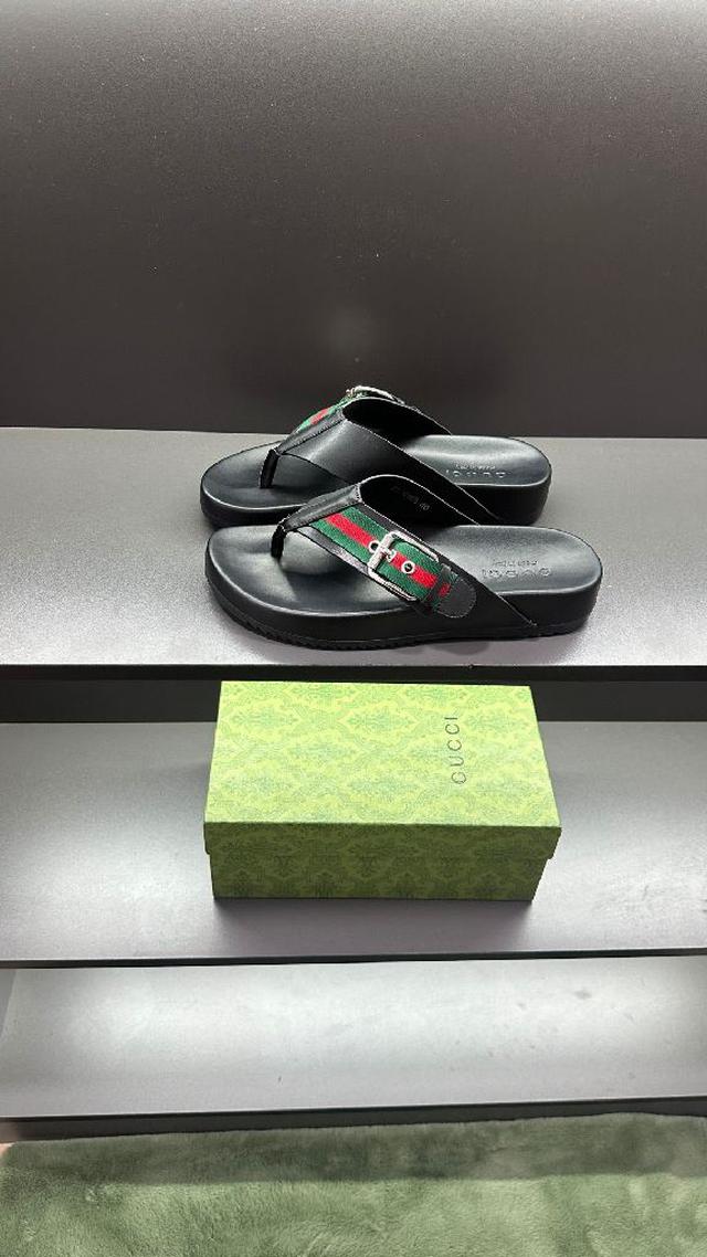 2024Gucci 古奇 夏季新款 双G 老花 夹脚 一字拖 交叉凉鞋 厚底 拖鞋 沙滩鞋