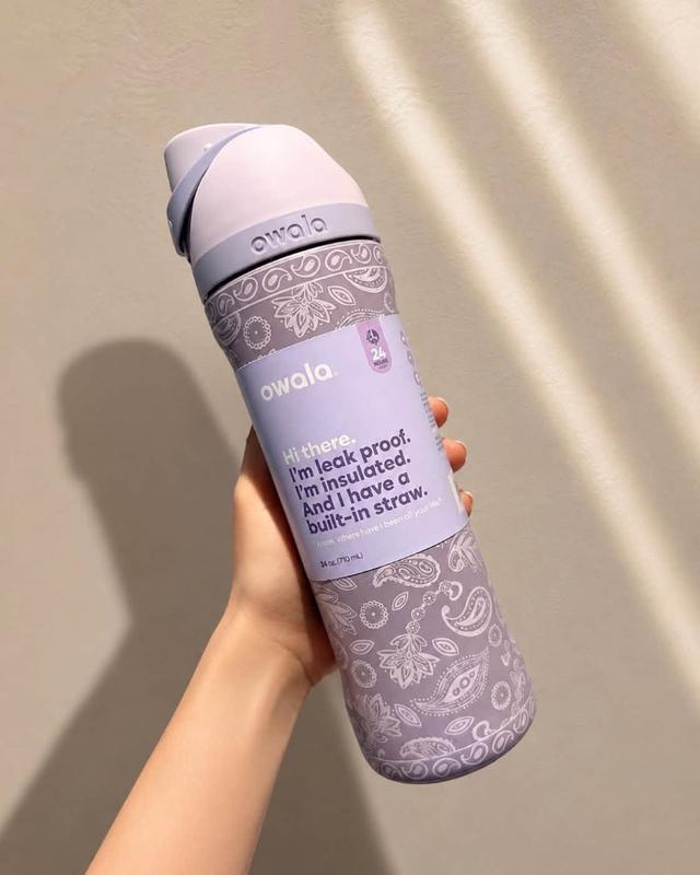 美國🇺🇸Owala 限量復古佩斯利紫保溫瓶｜24OZ#隨時關團