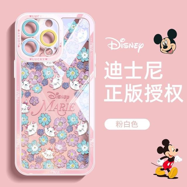 可愛瑪麗貓花團透明硅膠防摔手機殼(預購)