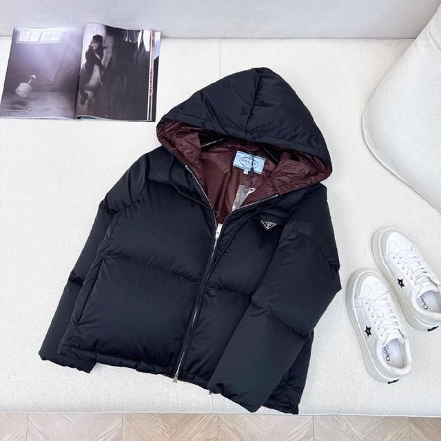 秋冬新款凯旋门徽标logo连帽面包羽绒服 🤎本季最佳版型 经典