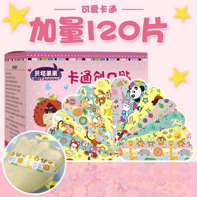 🎀升級120片卡通PE透氣防水ok蹦🎀