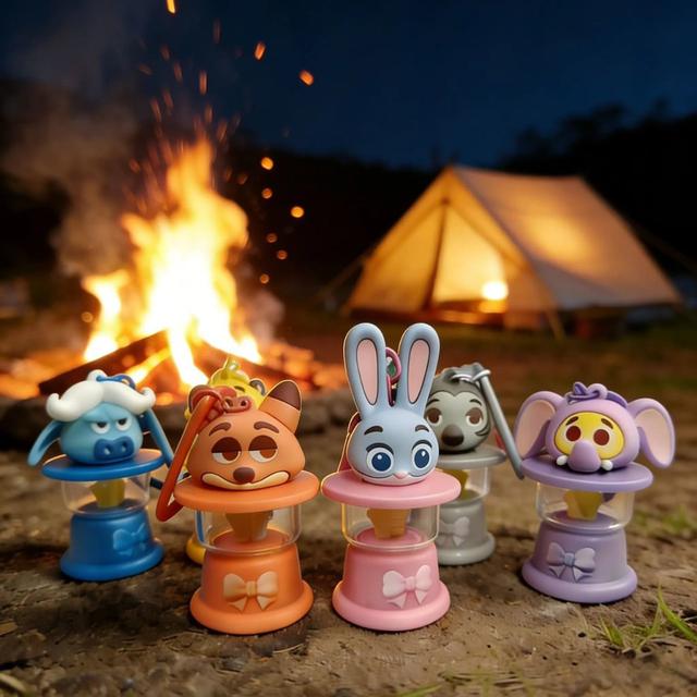 可愛動物方程式發光小夜燈公仔掛件(預購)