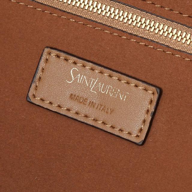 Y家新款精细粒面皮革托特包！同色系绒面革全衬里设计~