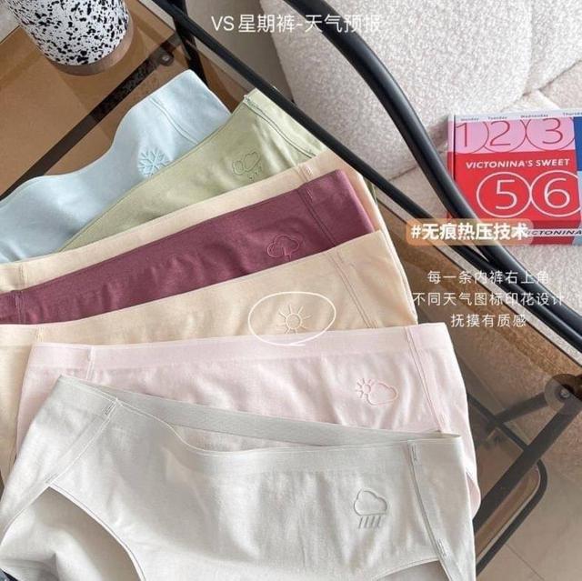 【預購】【1202結單】【批發】【第N團】天氣預報星期褲-維秘天使抗菌內褲7件組