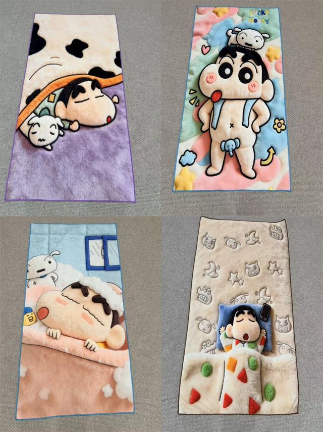 【預購商品】【0202結單】【批發】蠟筆小新聯名 3D超細纖維浴巾 260131-11