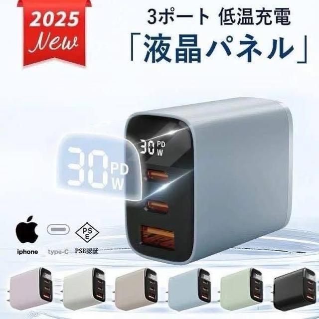 限量回饋！⚡️【日本 GaN 液晶 30W 快充】-5/6號中午12點結單