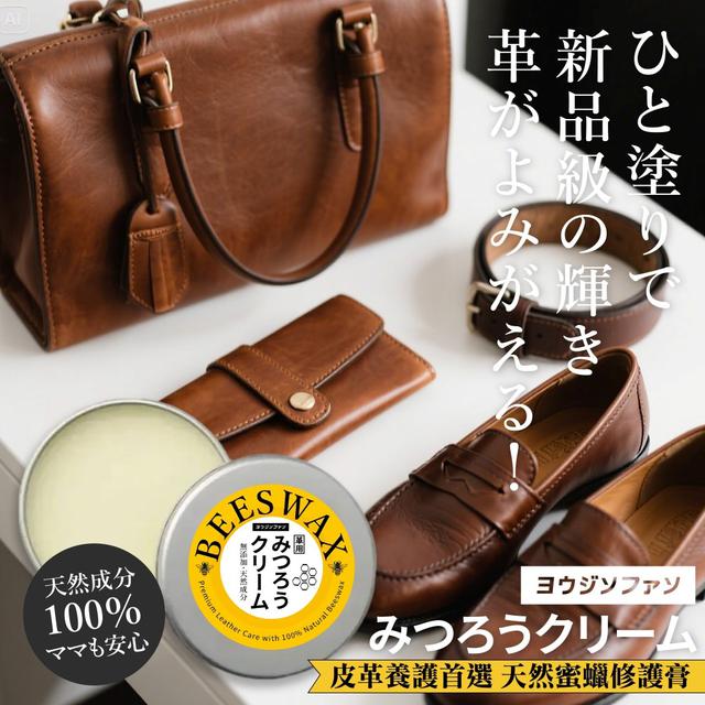 【預購商品】【0630結單】【批發】ヨウジソファソ®皮革養護首選 天然蜜蠟修護膏20g