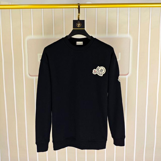 OS宽松落肩偏大版型⚠️✨✨绣花logo图案设计 原版进口420克双股纯棉面料