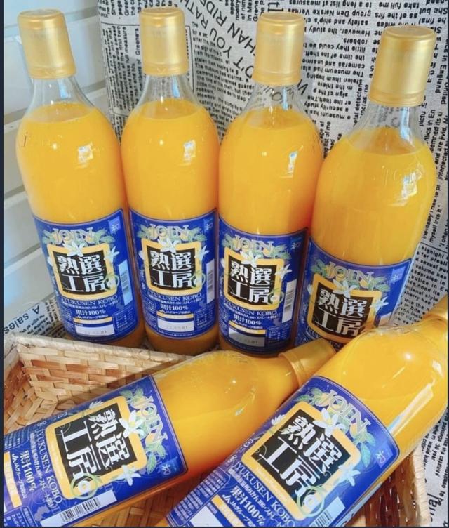 限量預購 日本和歌山蜜柑100%原汁果汁｜900ml玻璃瓶裝