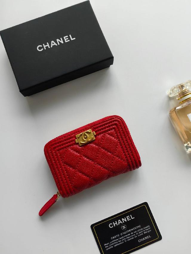 香奈儿卡包❤零钱包️❤️里外全皮 专柜款式 做工细节无可挑剔