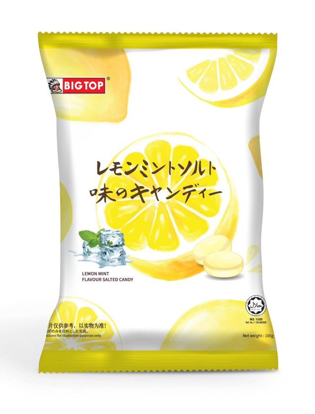 【預購】【0904結單】【批發】馬來西亞-檸檬薄荷味鹽糖100G