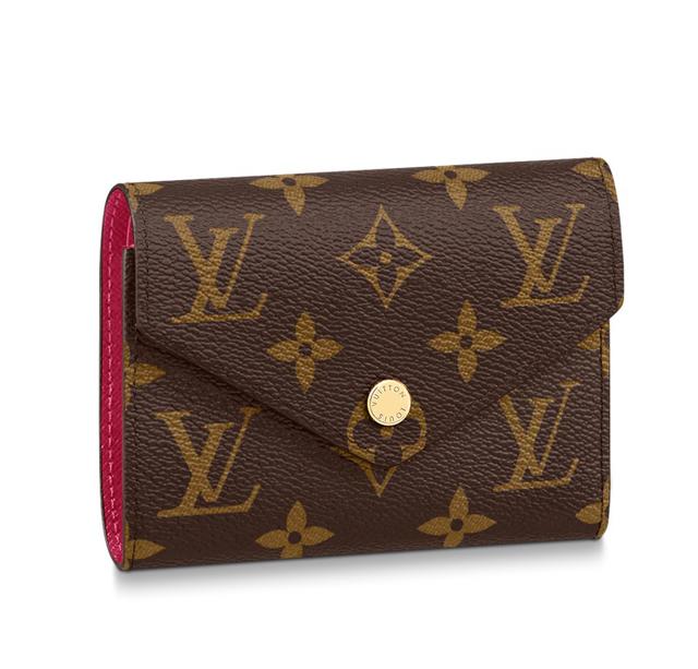 現貨Louis VuittonM41938 VictorineMonogram帆布三摺短夾 錢包