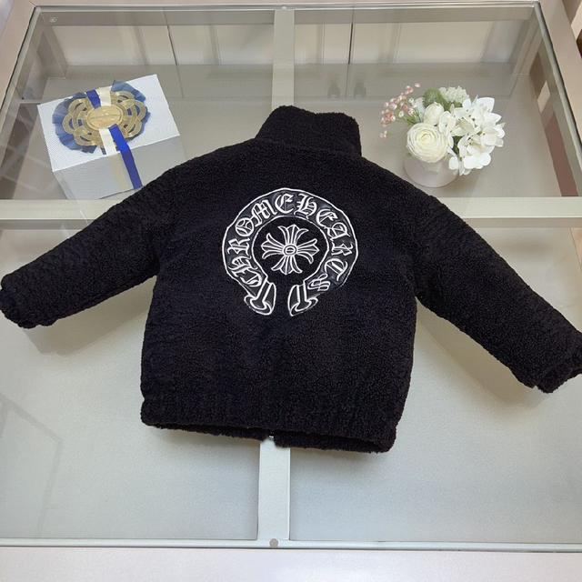 克罗心，高端童装，男女童羊羔绒外套，厚实羔绒+内里夹棉