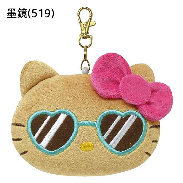 日本Sanrio三麗鷗曬黑Kitty通勤卡夾零錢包#12/19 P330/390