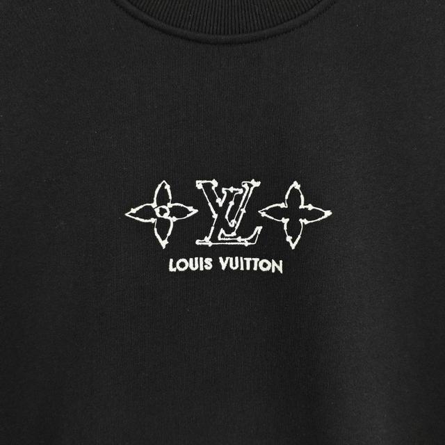 OS宽松落肩偏大版型⚠️✨✨胸前背后印花logo图案设计 原版进口420克双股纯棉面料