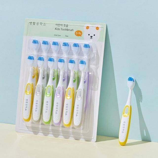 預購 韓國SAENGONG 生活工作所兒童牙刷-12支裝-5/13號中午12點結單