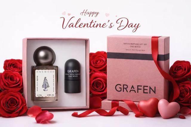 韓國 Grafen Tattoo Onewood 情人節套組禮盒