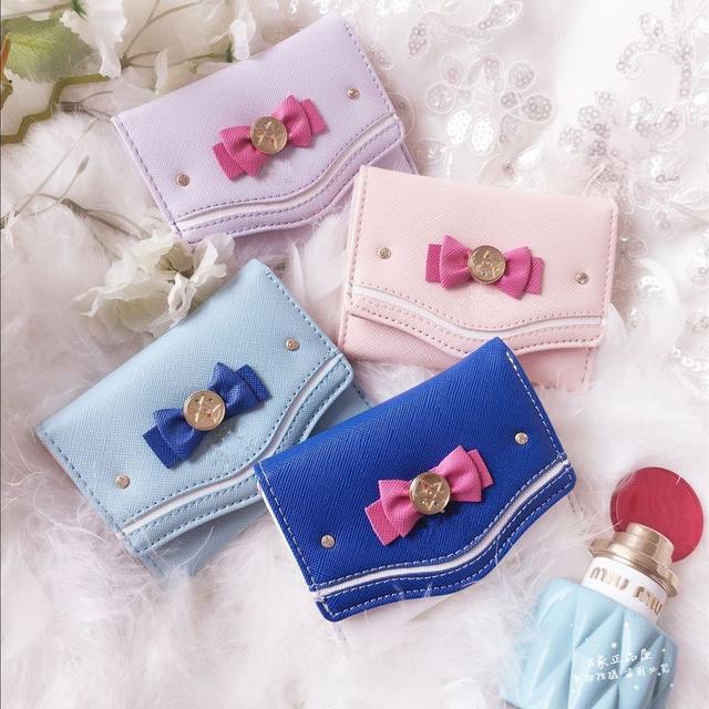 日系夢幻美少女戰士蝴蝶結三折短夾(預購)