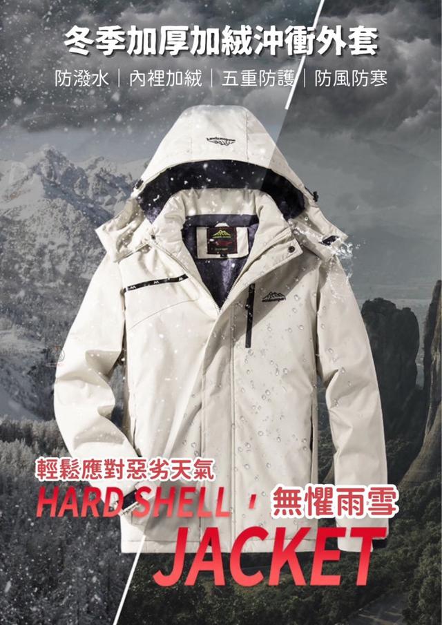 預購 冬季加厚加絨沖衝外套-12/3號中午12點結單