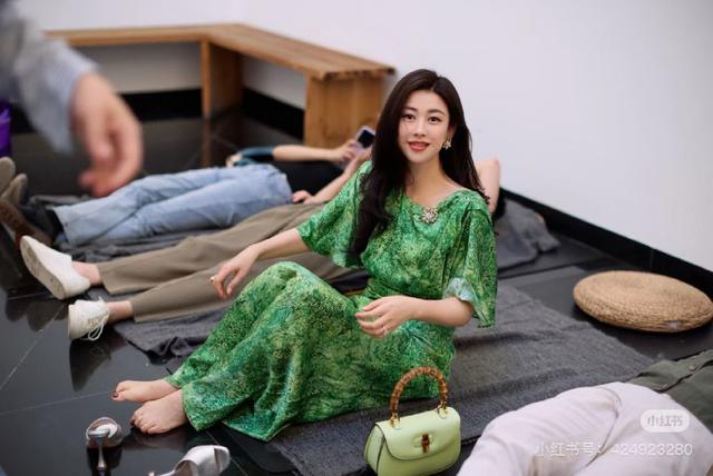 ✨✨重磅酵洗 显白浆果紫 1OO%天然亚麻 衬衫式长款连衣裙（配送腰带）SMLXL