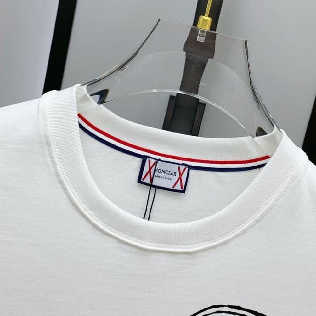 2025春夏新品发售新品短袖T恤。采用进口欧棉面料，温儒