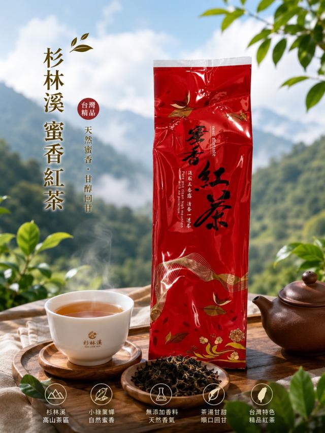 預購 杉林溪・蜜香紅茶 100g-7/15號中午12點結單