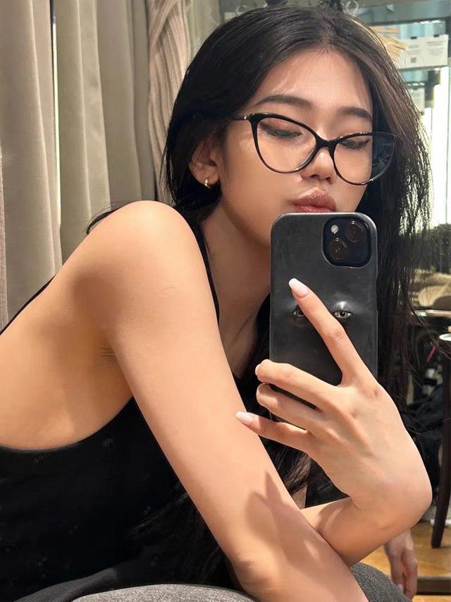 CH3393小香猫眼形眼镜超轻素颜平光镜可配度数 女士光学架