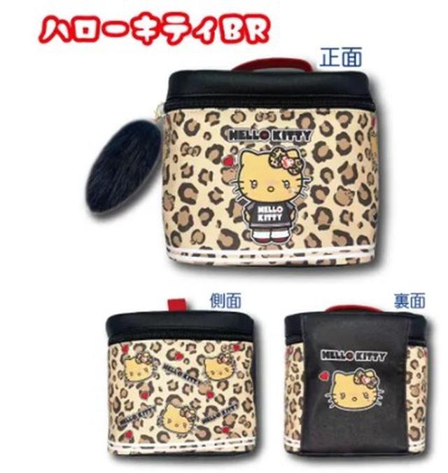 日本 Sanrio 三麗鷗 絨毛造型化妝包附鏡#02/24