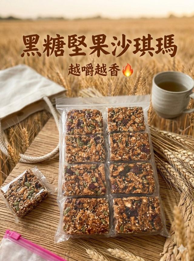 【預購商品】【0928結單】【批發】手工紅藜麥堅果黑糖沙琪瑪440g 260926-16