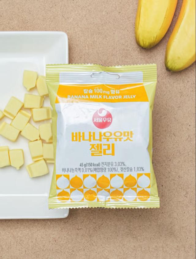 首爾牛奶香蕉牛奶味果凍