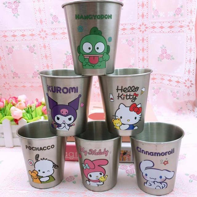 【海外預購】可愛卡通304不鏽鋼水杯