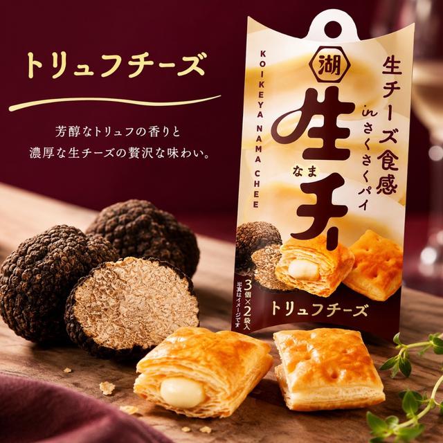日本🇯🇵湖池屋 松露起司風味夾心派 27g 📍預購收單日：5/21
