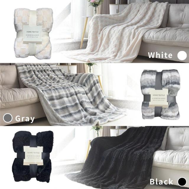 #收單260223-超熱賣 超柔牛奶絨毛毯(顏色隨機)【買一送一】