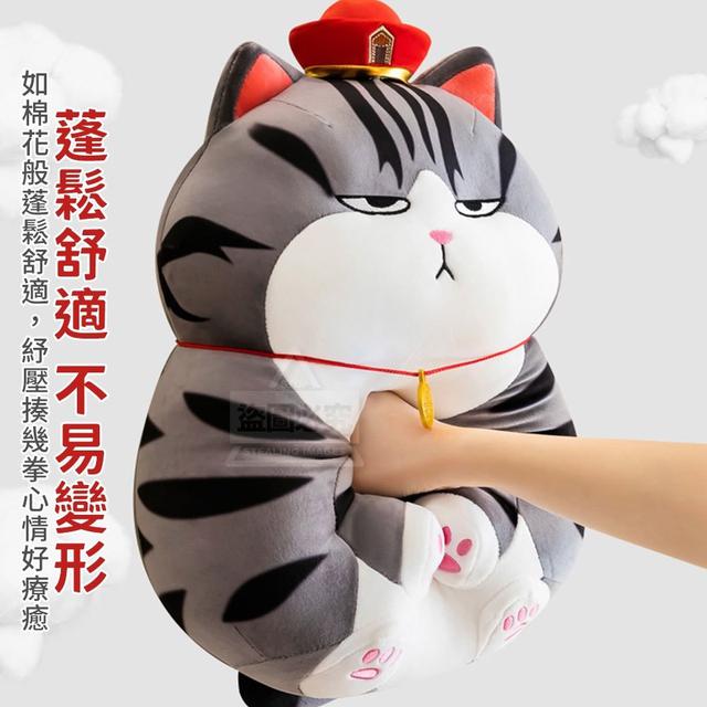 O預購 70cm-吾皇萬睡喵主子蓬鬆娃娃--7/27結單