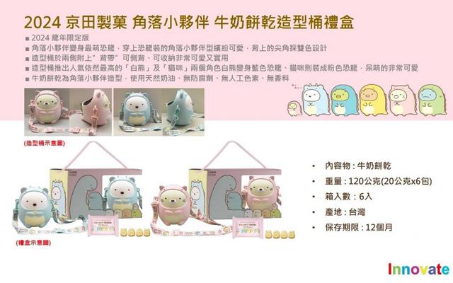 【預購】【1129結單】【批發】超商龍年限定版 角落小夥伴牛奶餅乾造型桶禮盒
