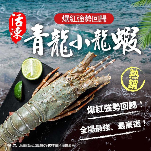 現貨 【爆紅活凍青龍小龍蝦🦞】（1組2隻)(150-180g/隻*2）