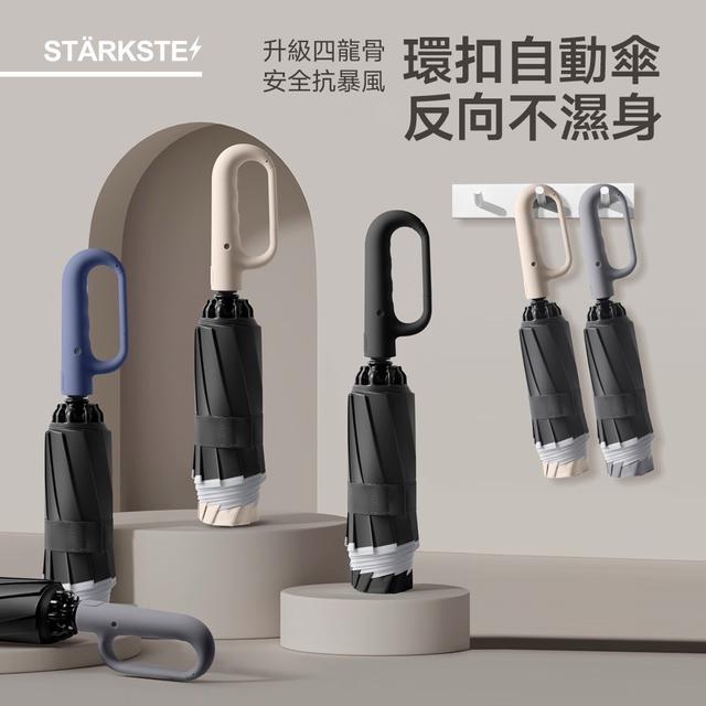 〔預購〕0322結單 STÄRKSTE 德藝機能  高訂環扣反向折疊兩用傘  CJS454