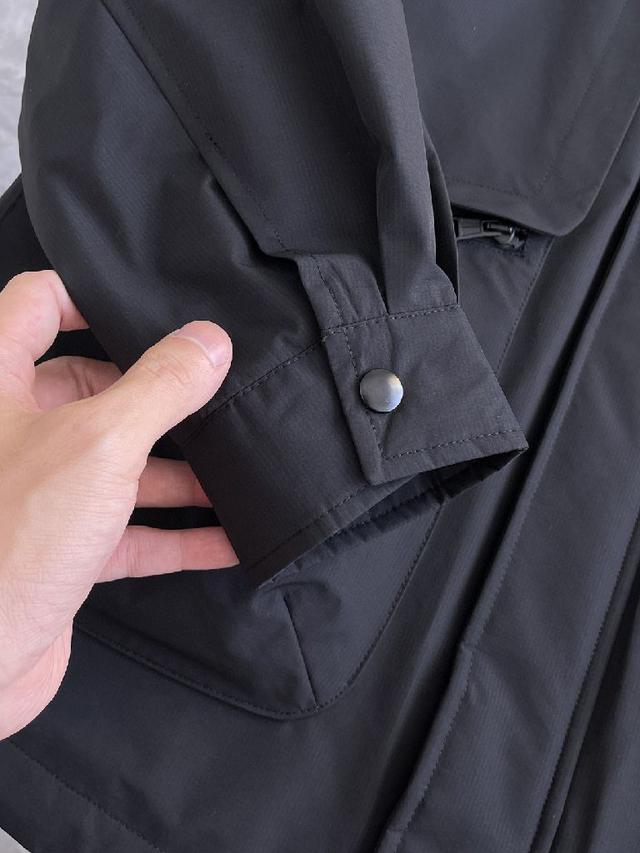 驴家 25年冬季新款羽绒服 立领拼接logo印花，新国标90白鸭绒