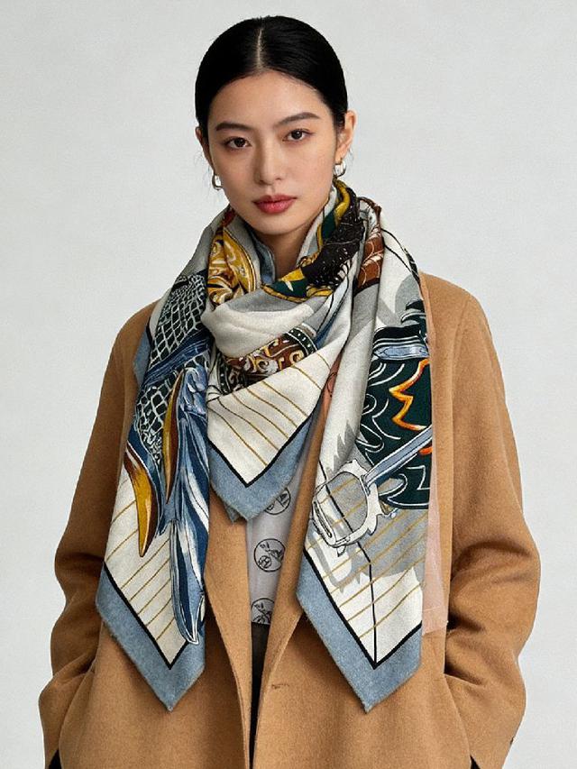 这款披肩的经典单品展现强大而迷人的女性魅力精髓。