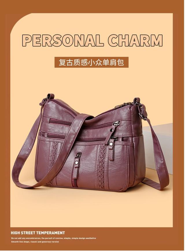【長期團2025】【預購商品】【批發】韓系時尚軟皮單肩斜背托特包 1980