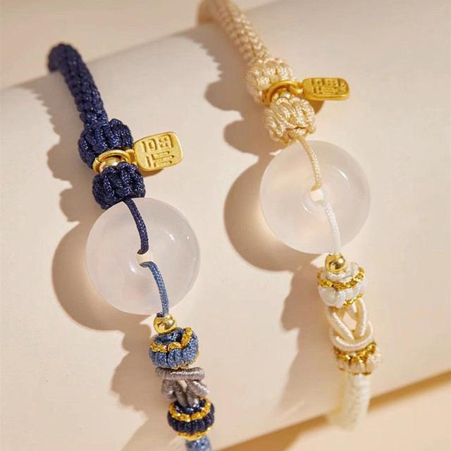 本命年平安扣情侶編織手鍊(預購)