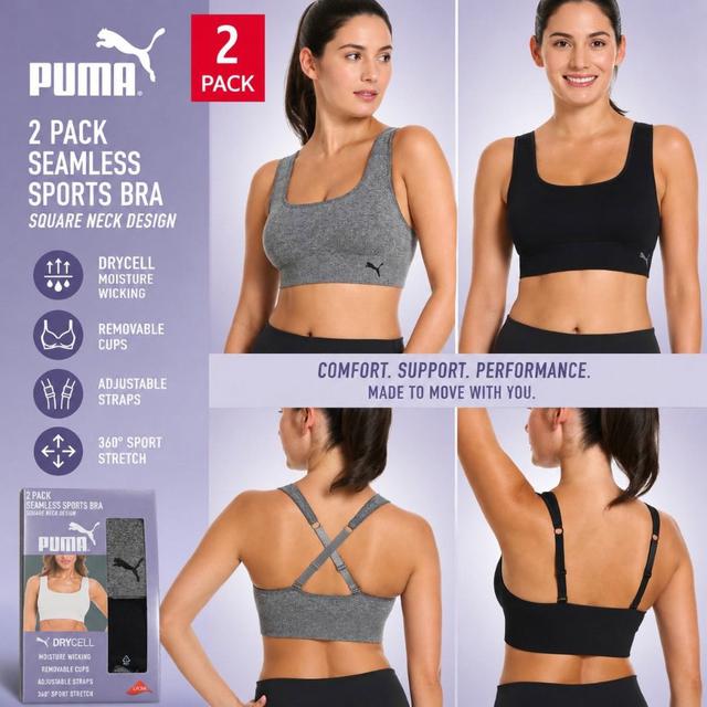 美國🇺🇸PUMA 無縫運動內衣 2入組#隨時結單
