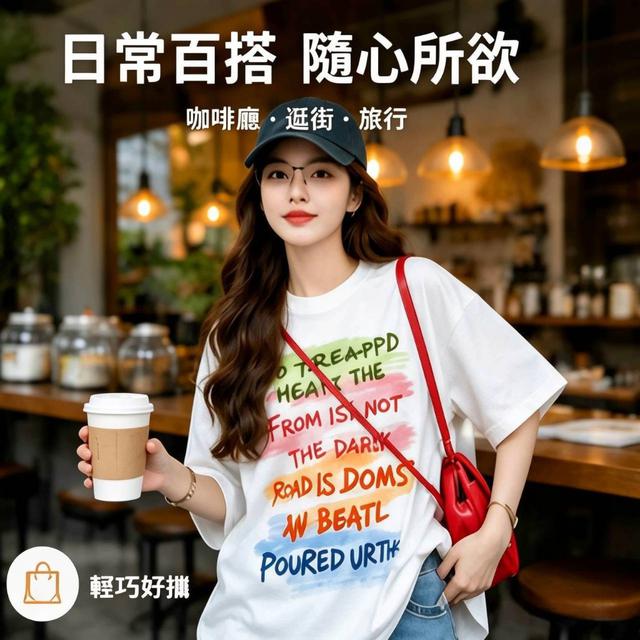 ❤️彩色字母塗鴉 短袖Tee#06/09
