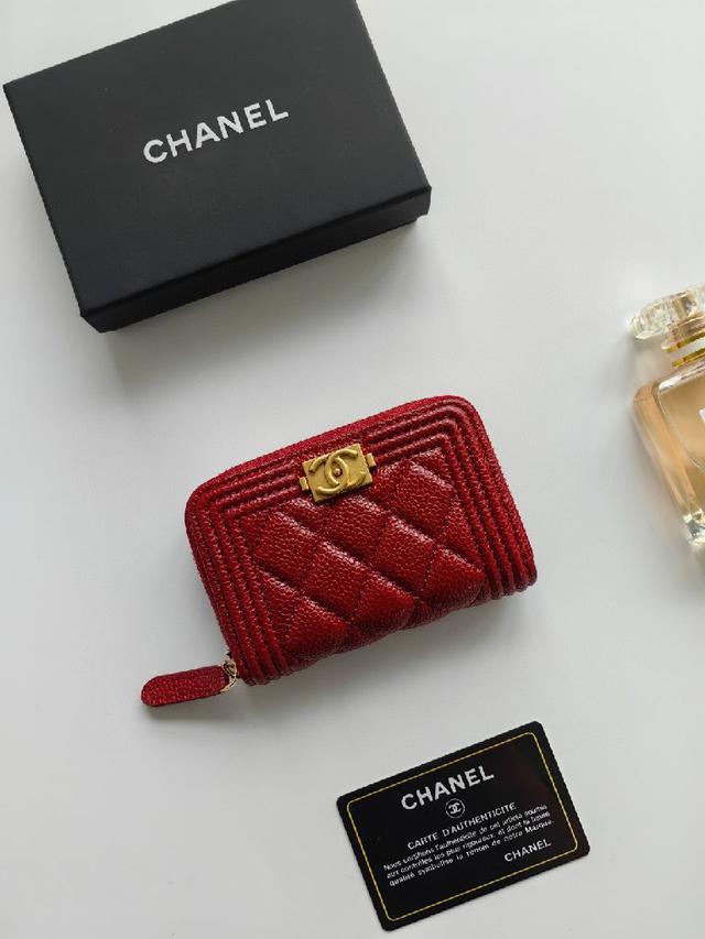 香奈儿卡包❤零钱包️❤️里外全皮 专柜款式 做工细节无可挑剔